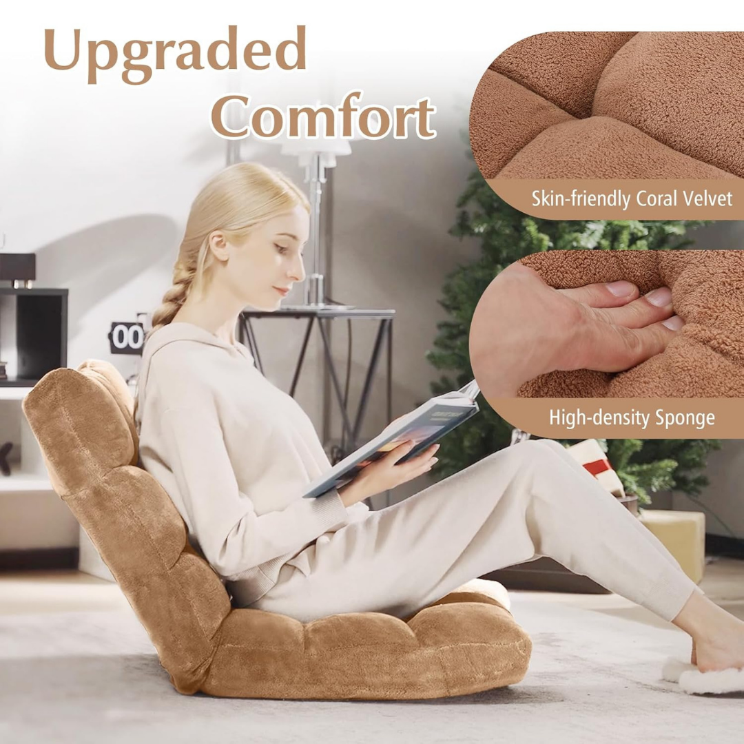 Homero Ultra Comfort Floor Adjustable Multi Angle Position Design Sofa Chair