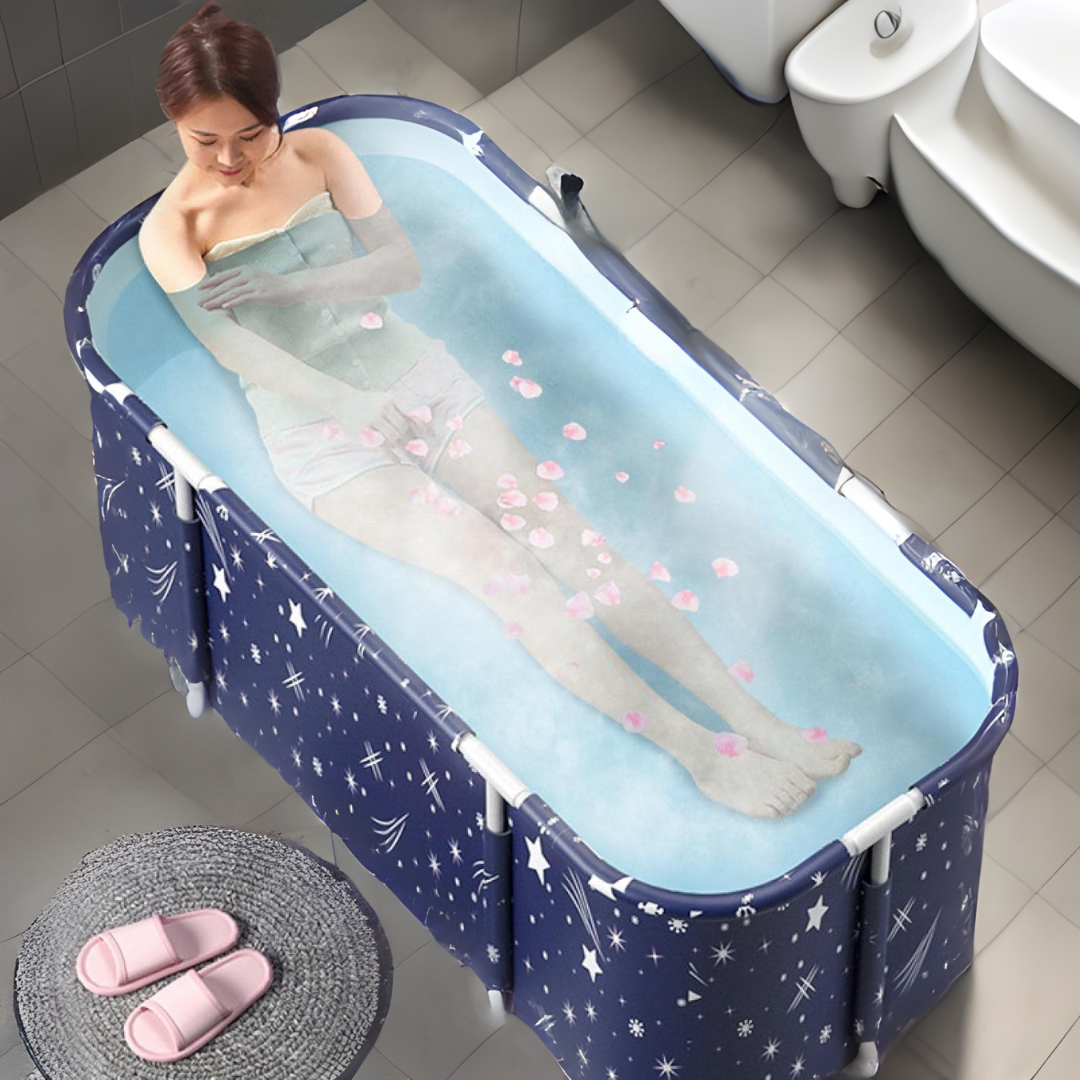 Homero Portable Rectangular Folding Bath Tub For Kids