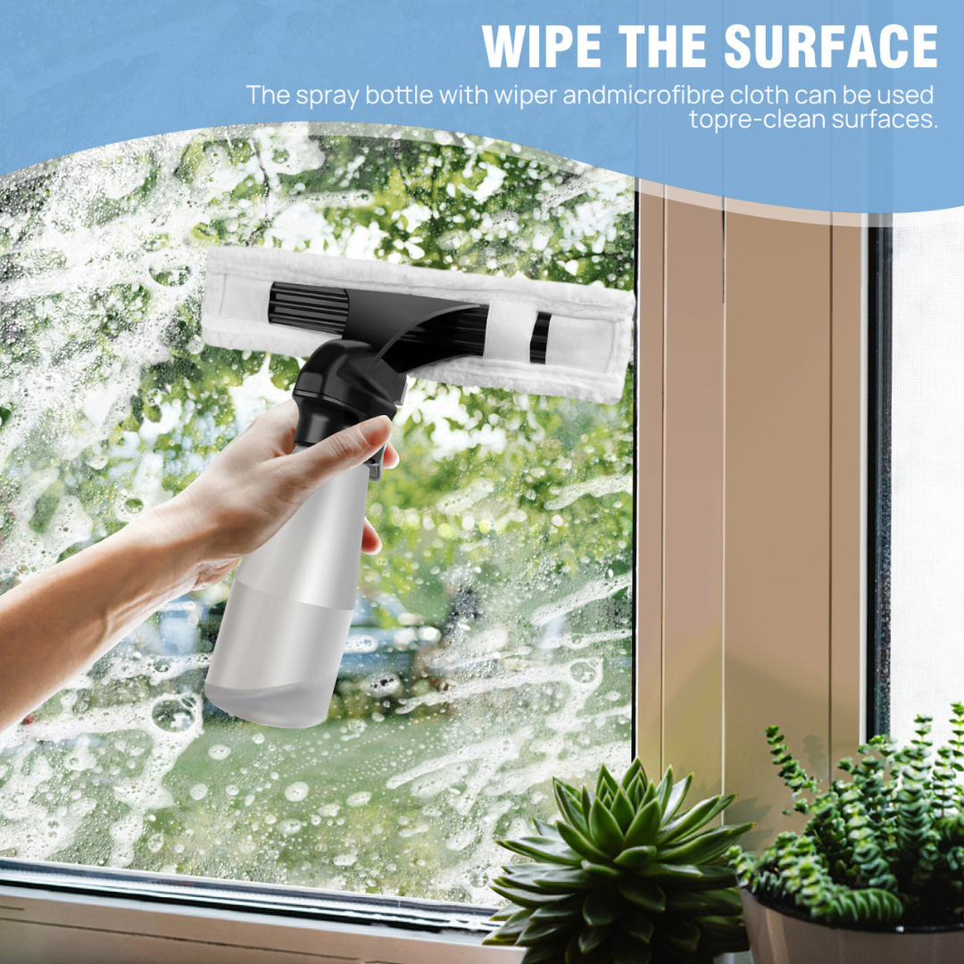 Electric Multi Surface Window Cleaning Squeegee Kit