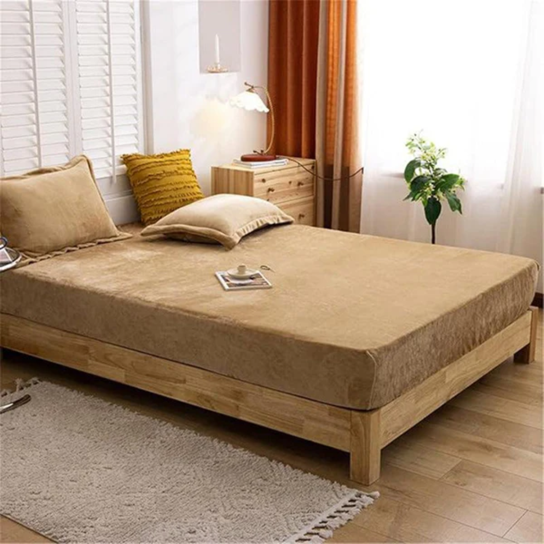 Microfiber Fleece Fitted Bed Sheet