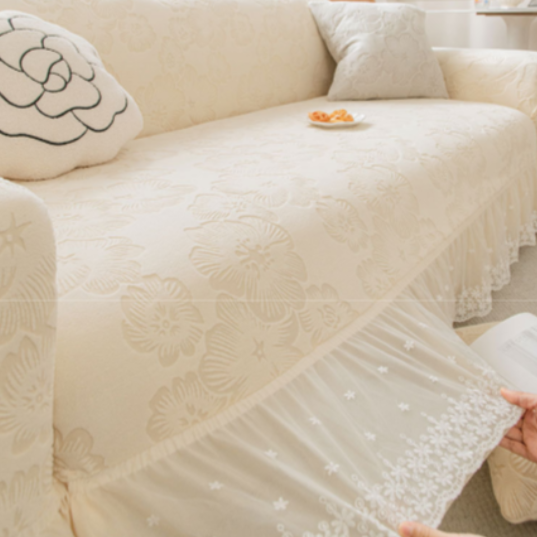 Premium Stretchable Jacquard Full Coverage Sofa Cover