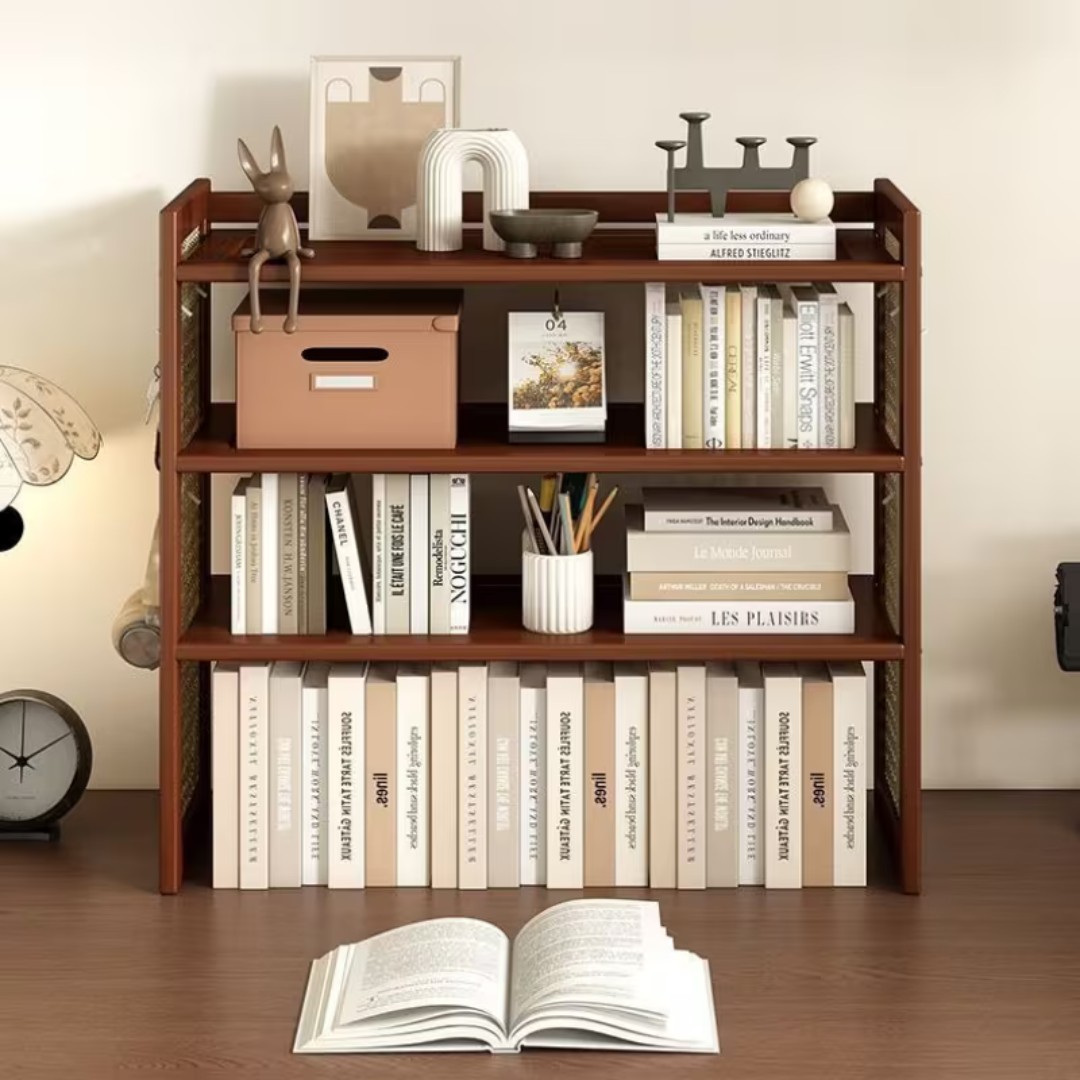Multi Purpose Desktop Pegboard Bamboo Storage Organizer