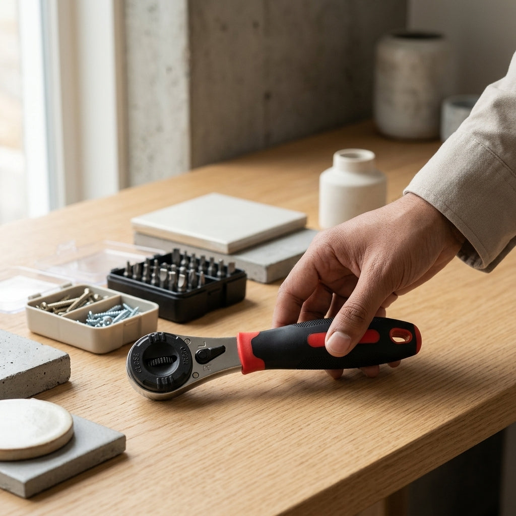 HOMERO All-in-One Adjustable Ratchet Wrench (6-22mm Size)