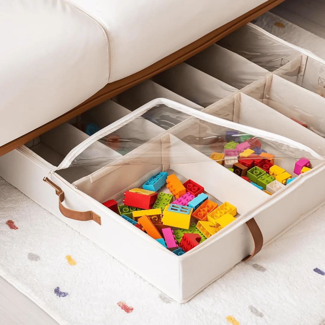ortable Adjustable Shoe Storage Box with Transparent Dust Proof Lid