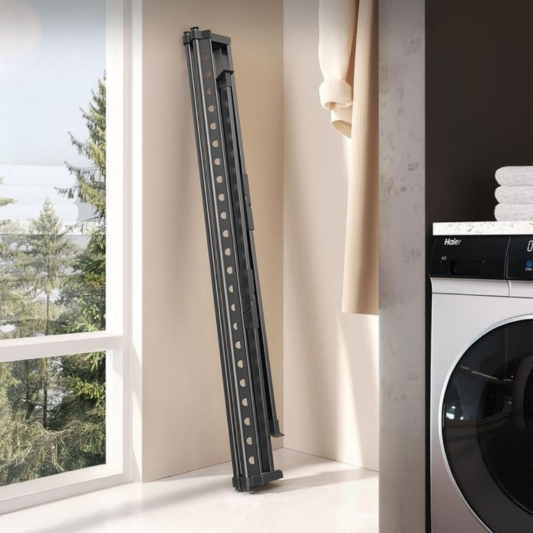 HOMERO Easy Foldable Stainless Steel Expandable Clothes Drying Rack - 2.5m