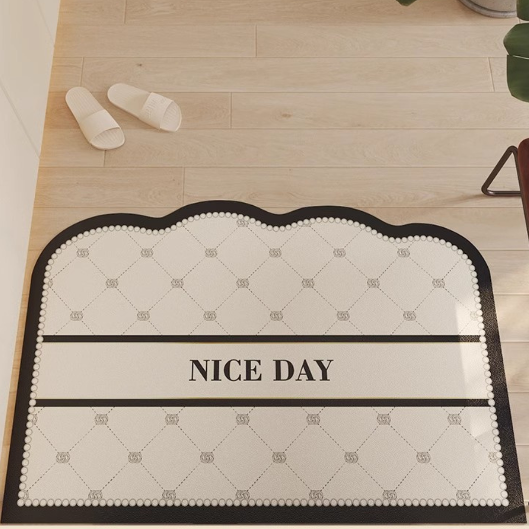 Luxury Anti-Slip Floor Mat with High Elastic Fabric