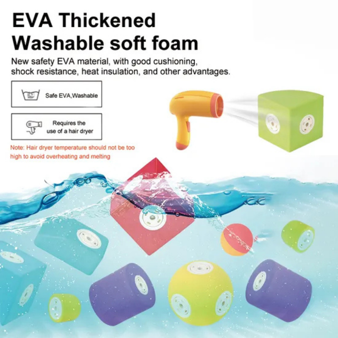 HOMERO Creative EVA Foam Educational Magnetic Building Blocks Set