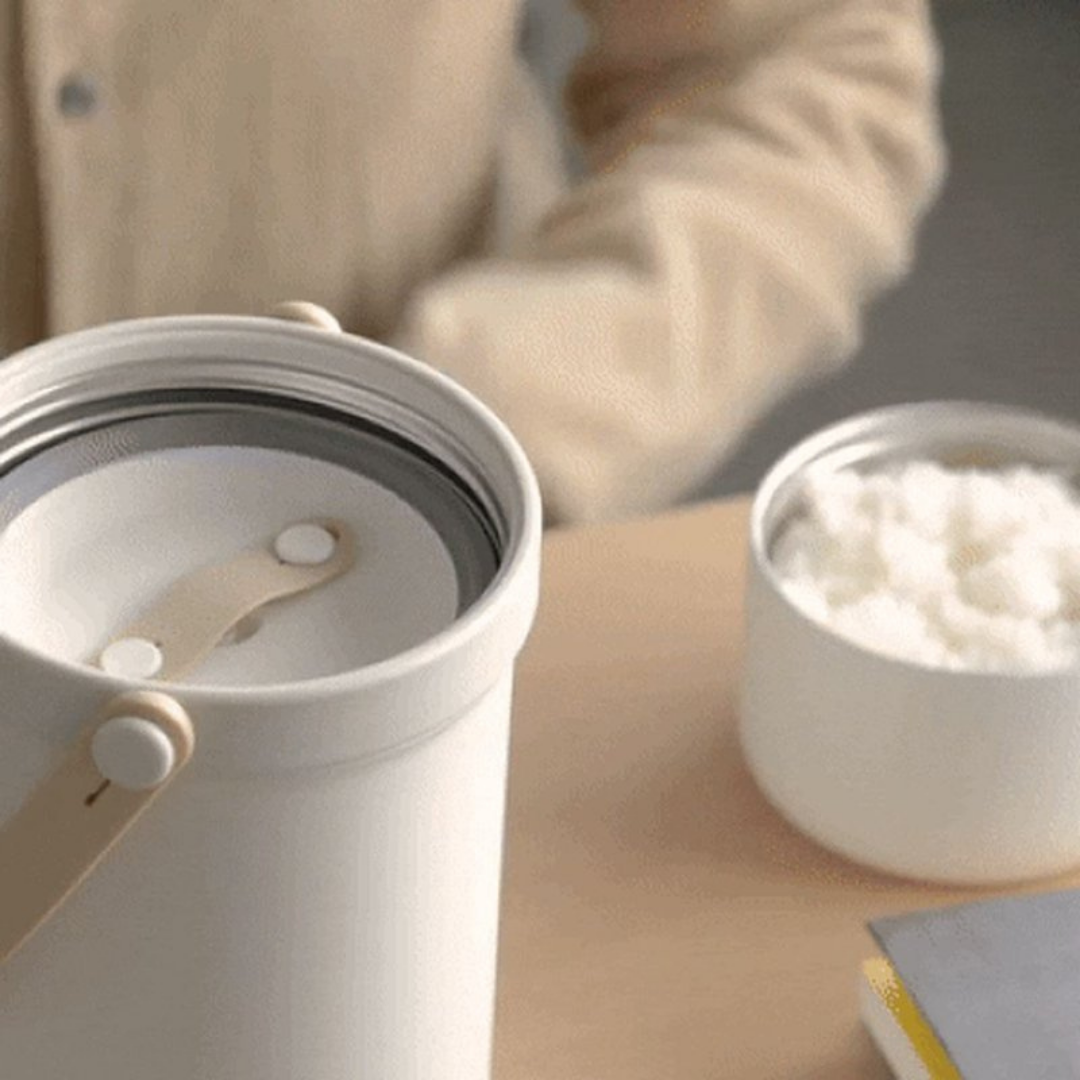 HOMERO 4-Piece Stainless Steel Thermal Lunch Jar Set - 1.8L