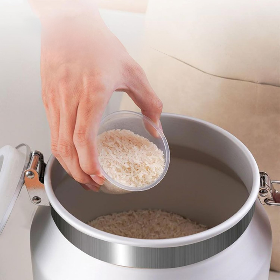 HOMERO Premium Airtight Grain Storage Barrel Double Seal Design