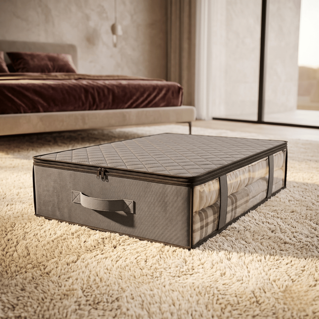 Premium Fabric Underbed Storage Organizer
