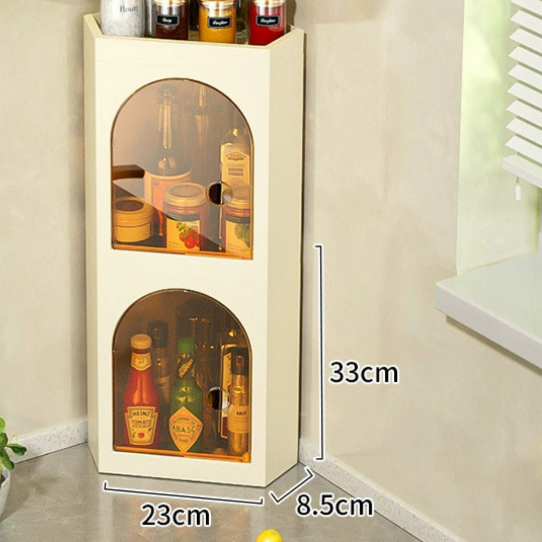 HOMERO Multi-Layer Corner Space-Saving Storage Rack