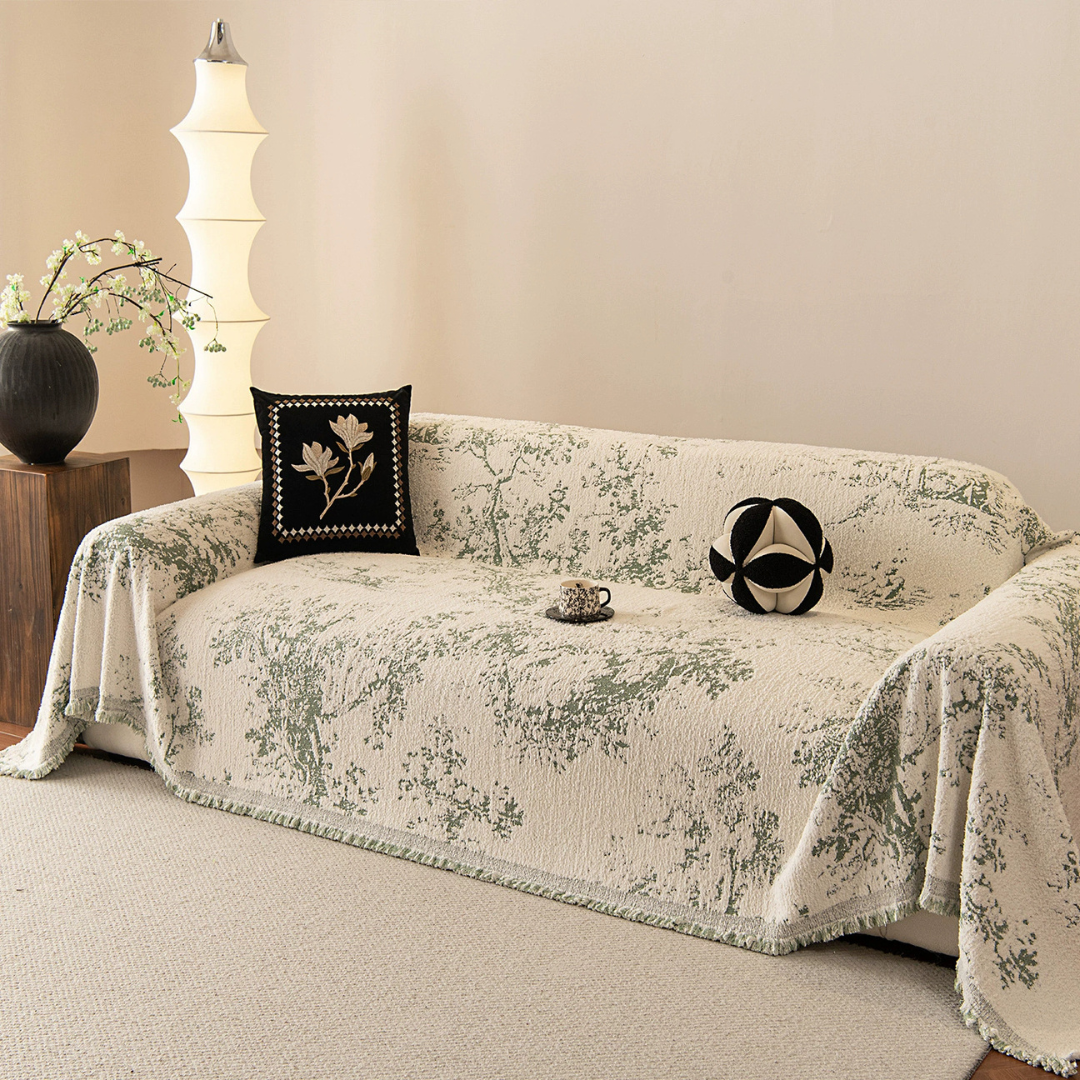 Premium Soft Chenille Comfort Feel Throw Sofa Cover