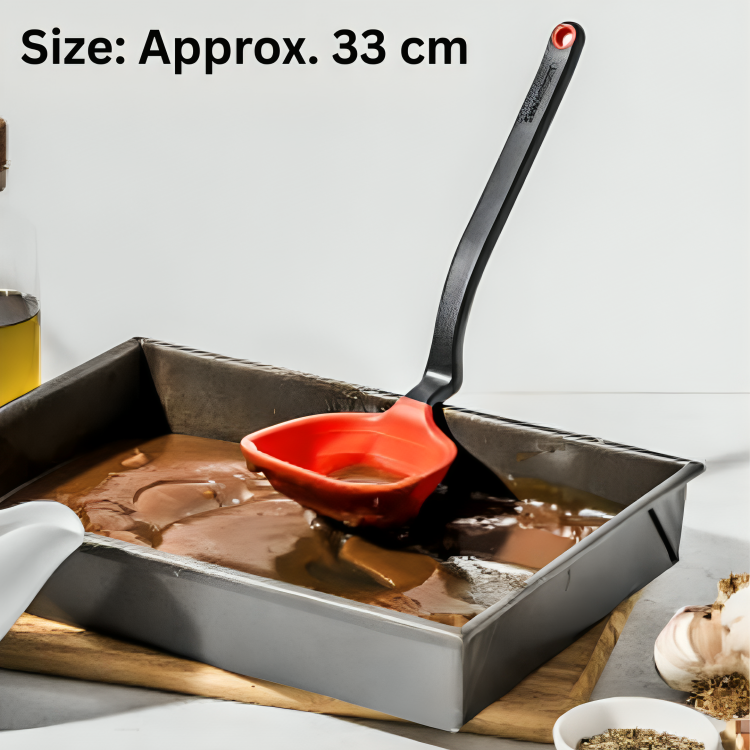HOMERO Premium Fold-Flat Silicone Cooking Ladle