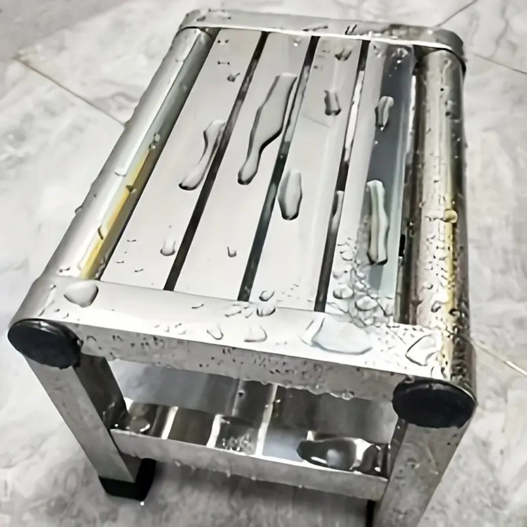 Homero Multipurpose Heavy-Duty Non Slip Stainless Steel Stool