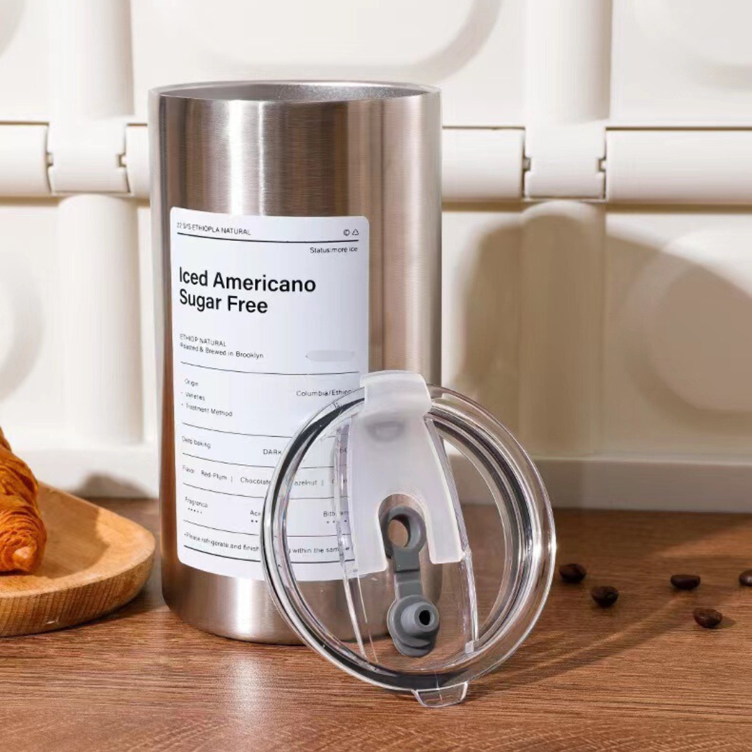 Homero Double Wall Stainless Steel Shaker for Hot and Cold Drinks - 600ml