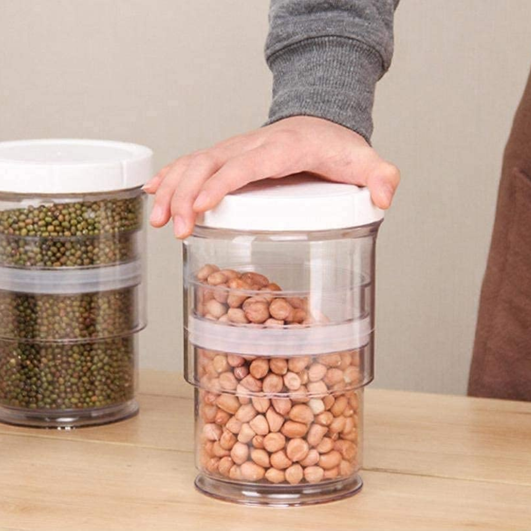 HOMERO Expandable Airtight Vacuum Seal Storage Container - 1400 ml