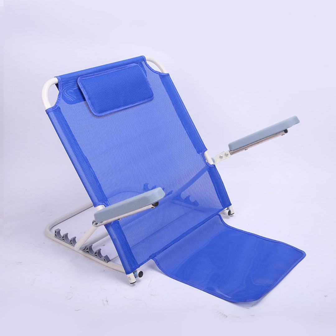 Homero Ergonomic Lumbar Support Adjustable Recliner Bed Backrest Chair with Armrest