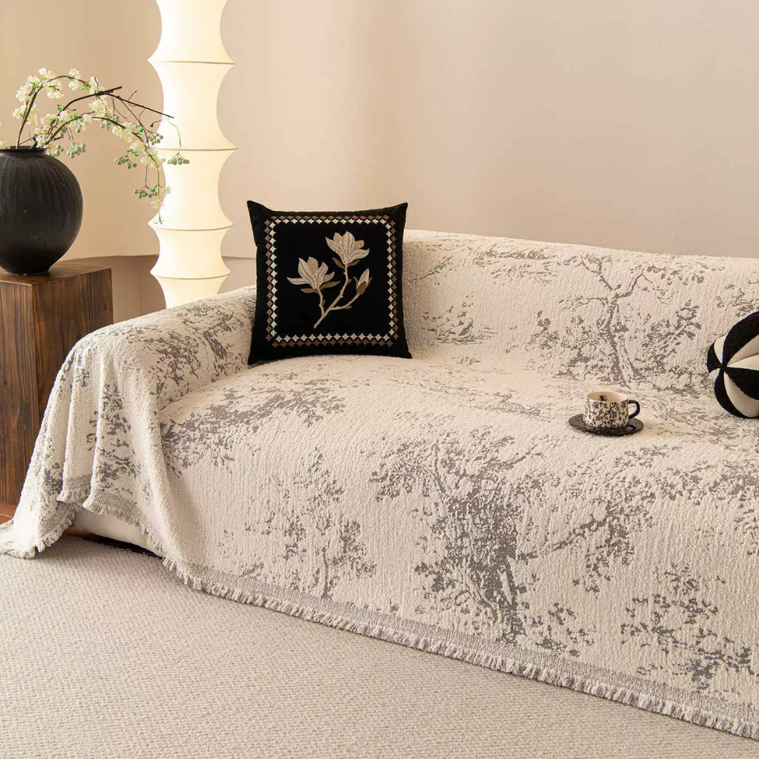 Premium Soft Chenille Comfort Feel Throw Sofa Cover