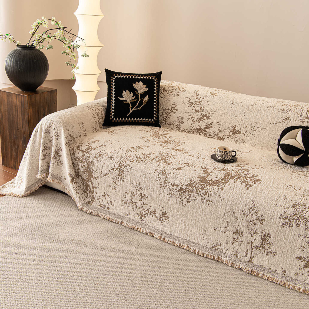Premium Soft Chenille Comfort Feel Throw Sofa Cover