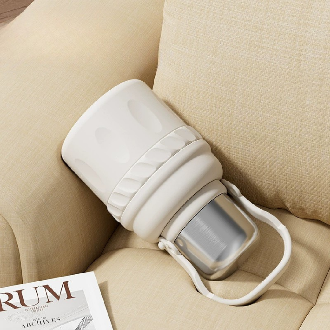 HOMERO Artistic Stainless Steel Double Layer Thermos Cup