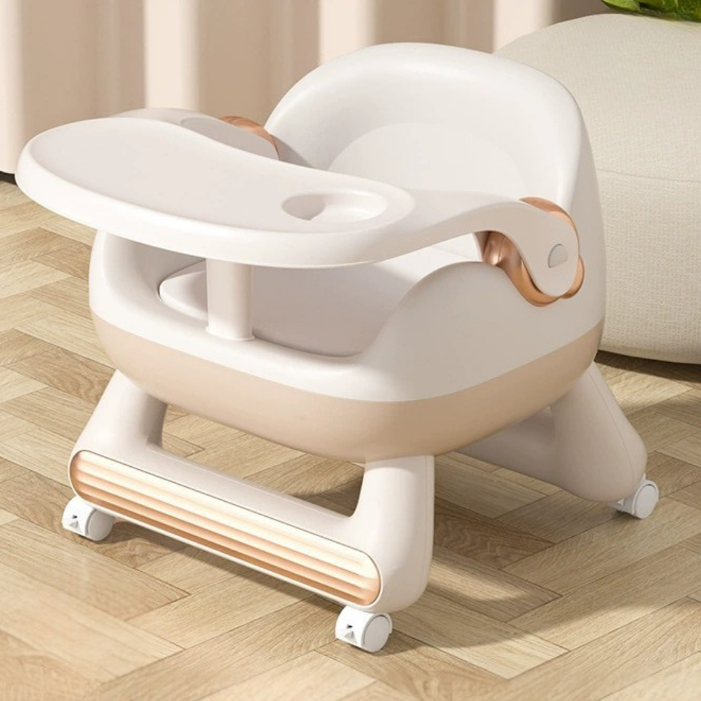 Baby Dining Anti Slip Lightweight Chair with Toddlers Cushioned Seat a