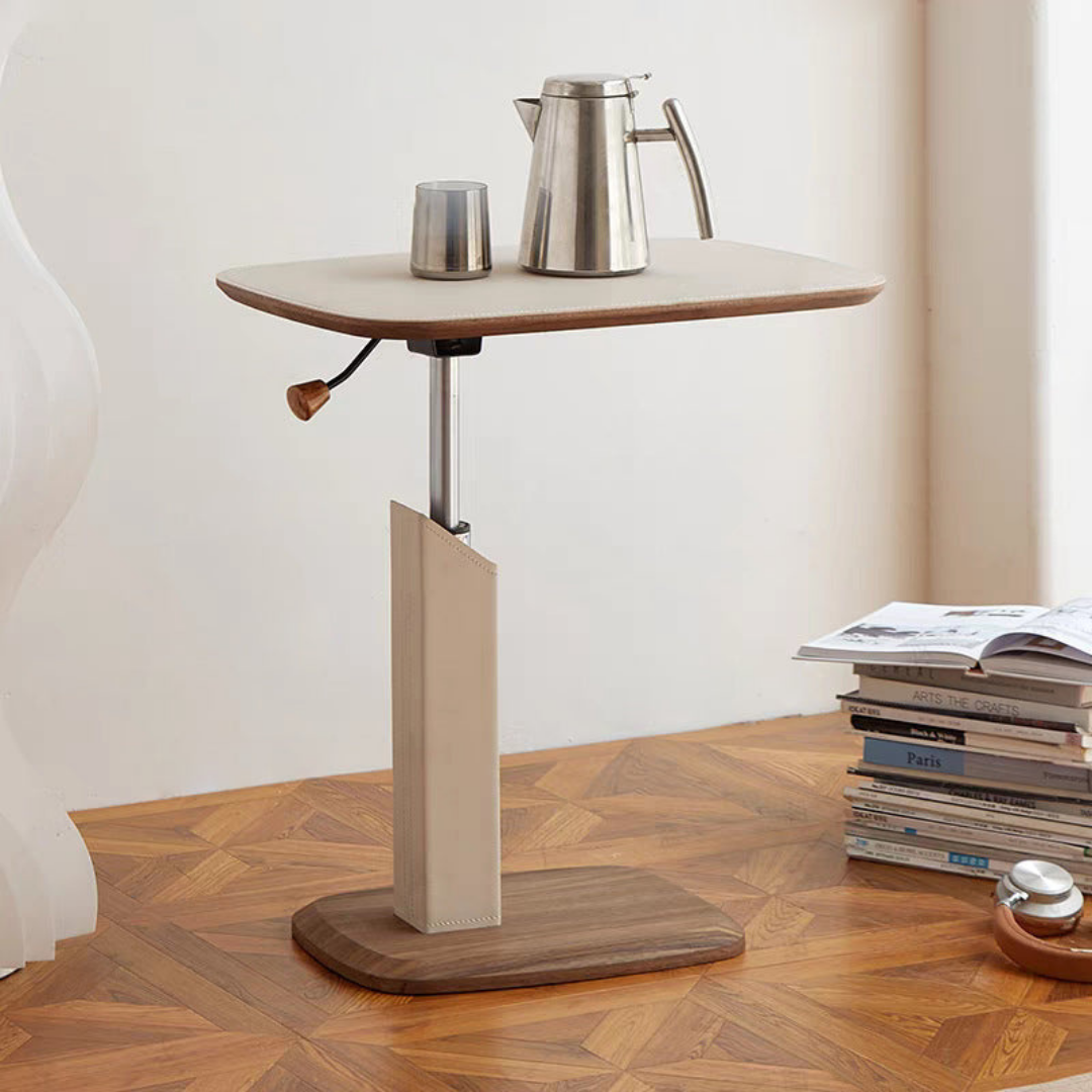 HOMERO Modern Adjustable Height Movable Bedside Table