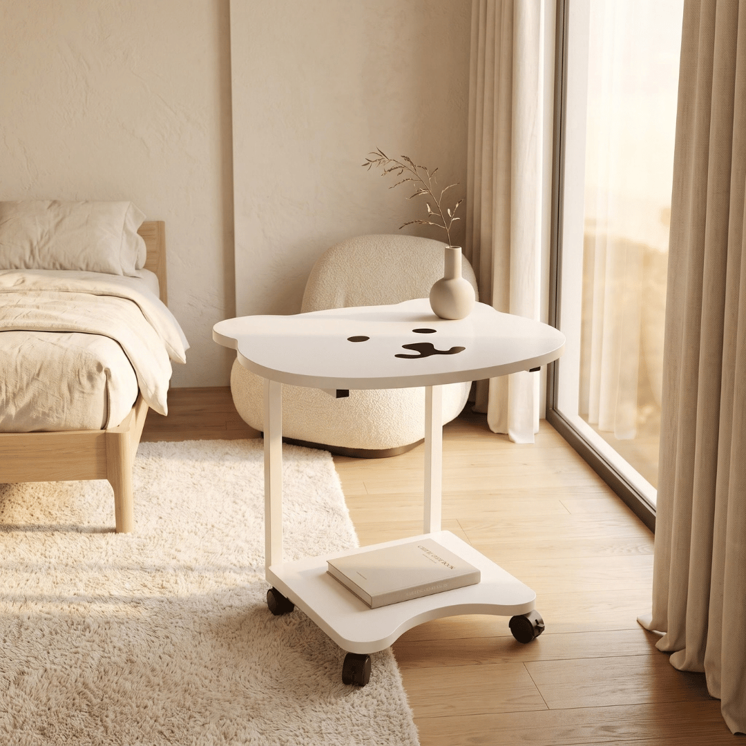 2 Tier Panda Design Multiuse Table with Wheels