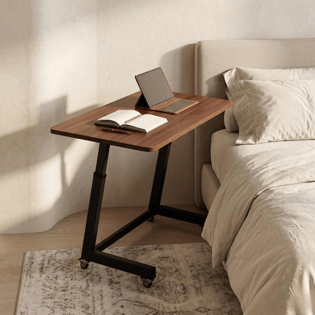 Height Adjustable Multipurpose Table with Wheels