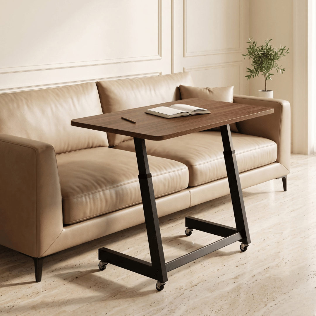 Height Adjustable Multipurpose Table with Wheels