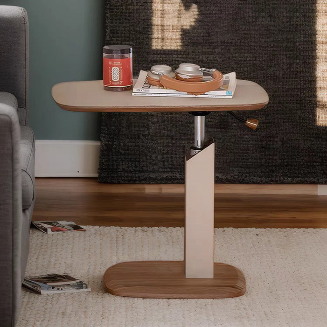 HOMERO Modern Adjustable Height Movable Bedside Table