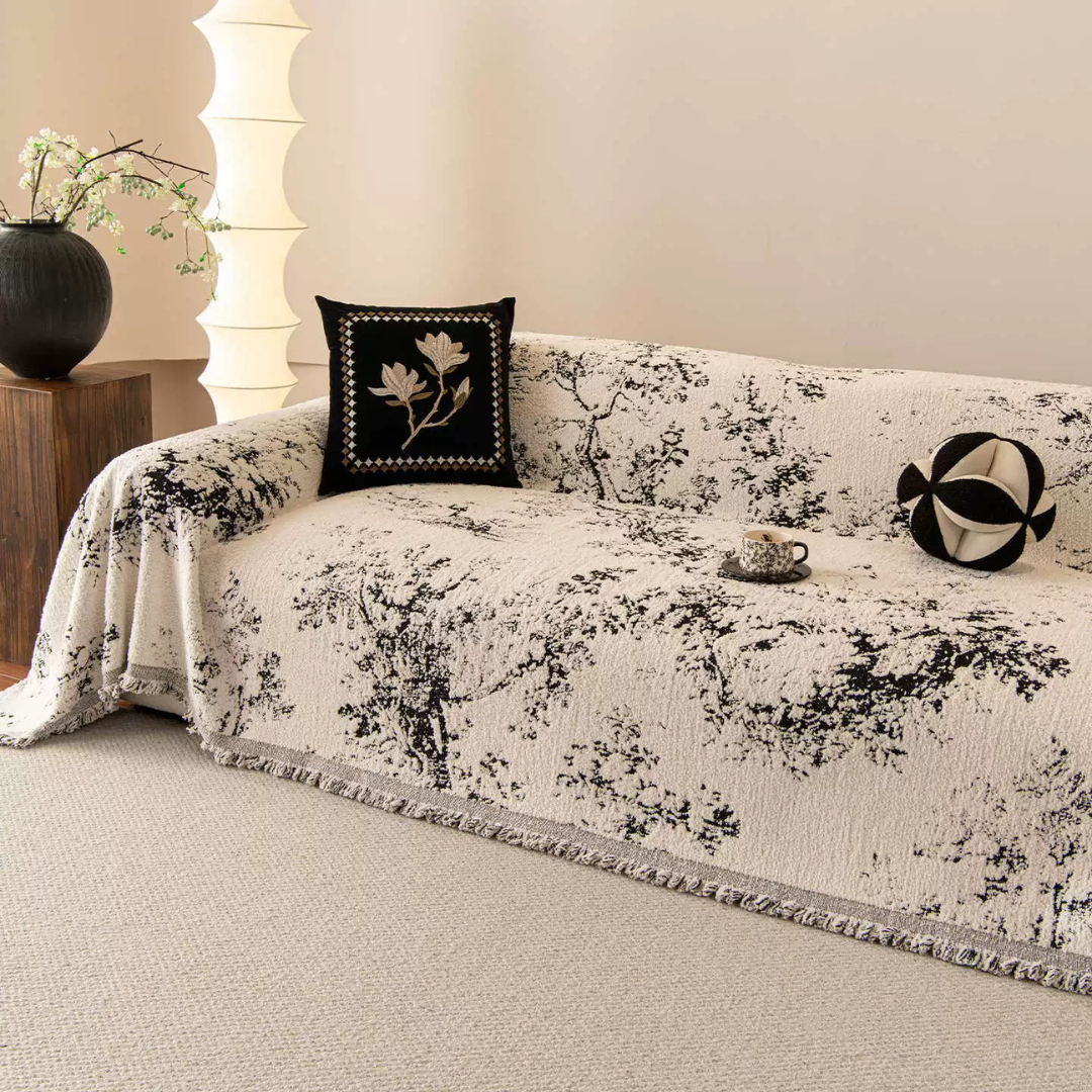 Premium Soft Chenille Comfort Feel Throw Sofa Cover