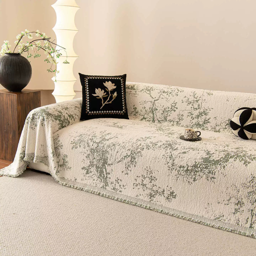 Premium Soft Chenille Comfort Feel Throw Sofa Cover