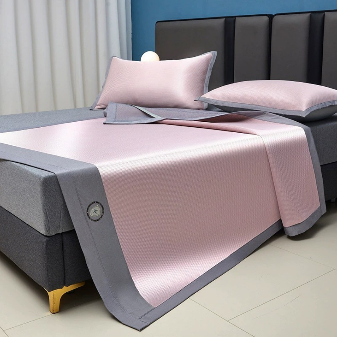 Homero 3D Honeycomb Comfort Breathable Bed Sheet Set with Pillow - 150×200cm