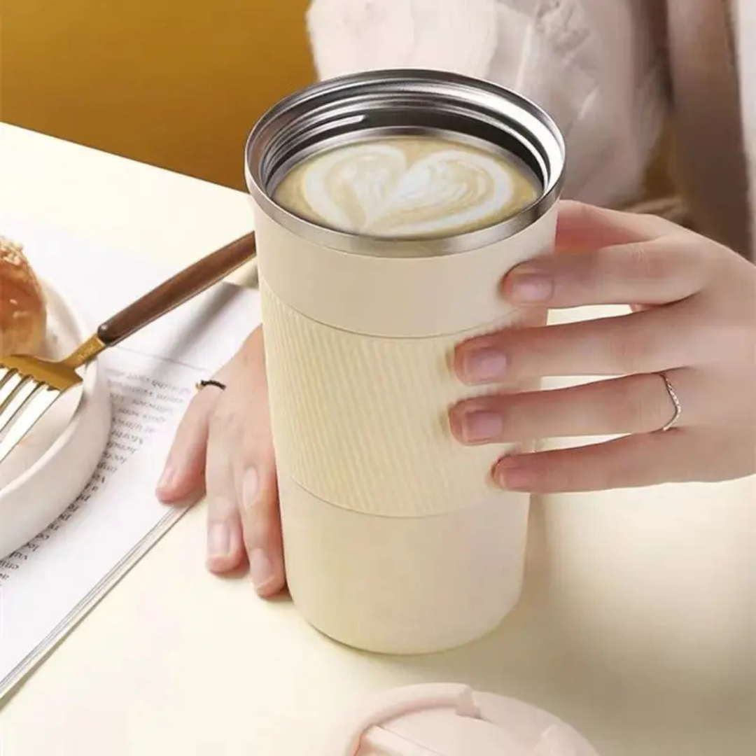 HOMERO Premium Double Wall Insulated Stainless Steel Travel Mug - 510ml