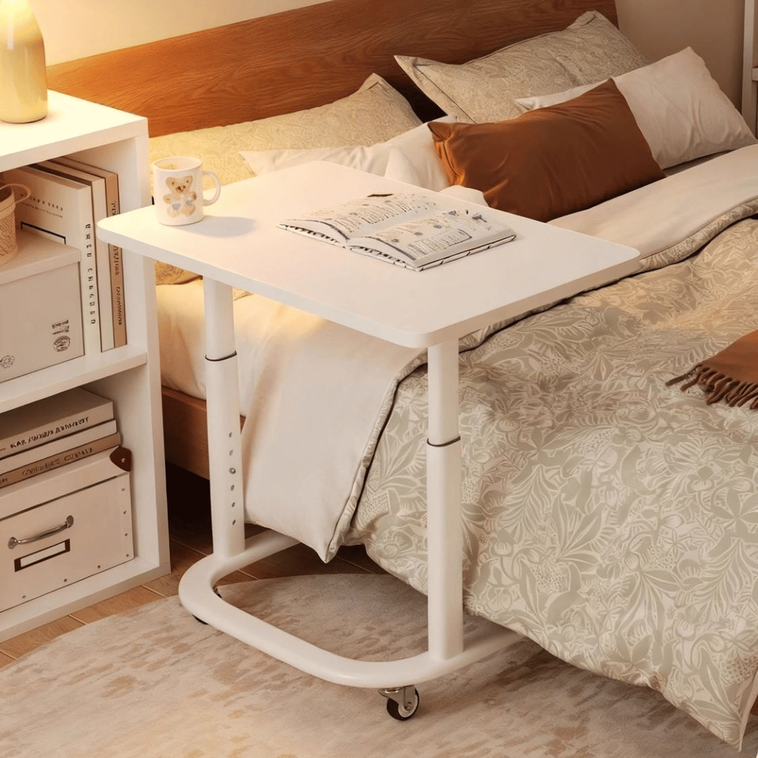 Homero Study Workstation Adjustable Height Mobile Desk
