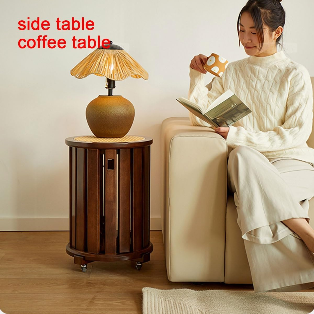 HOMERO Premium 4-in-1 Vintage Stackable Modular Wooden Stool