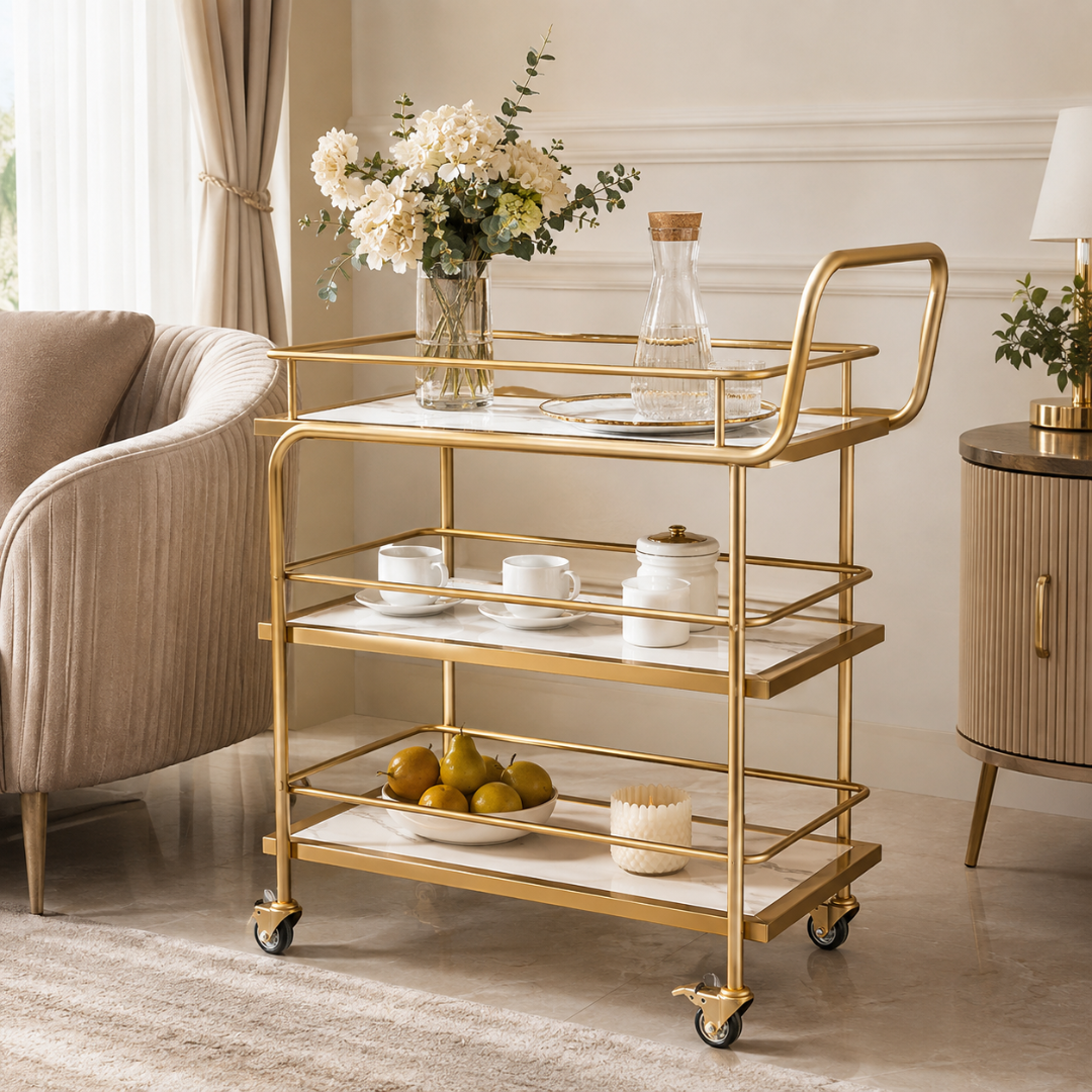 3 Tier Multipurpose Rolling Storage Cart