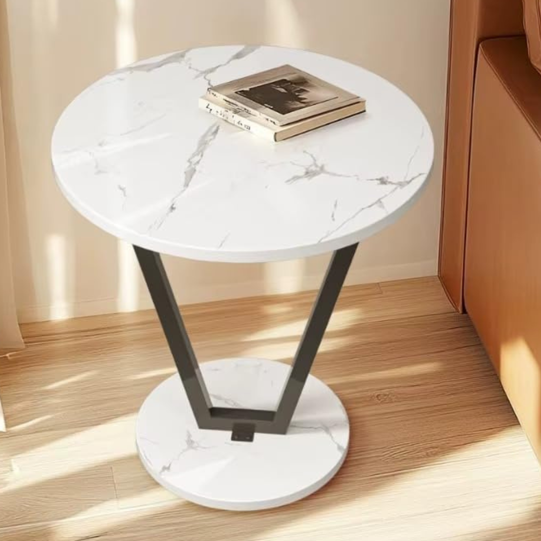Modern C Shaped Multipurpose Utility Side Table
