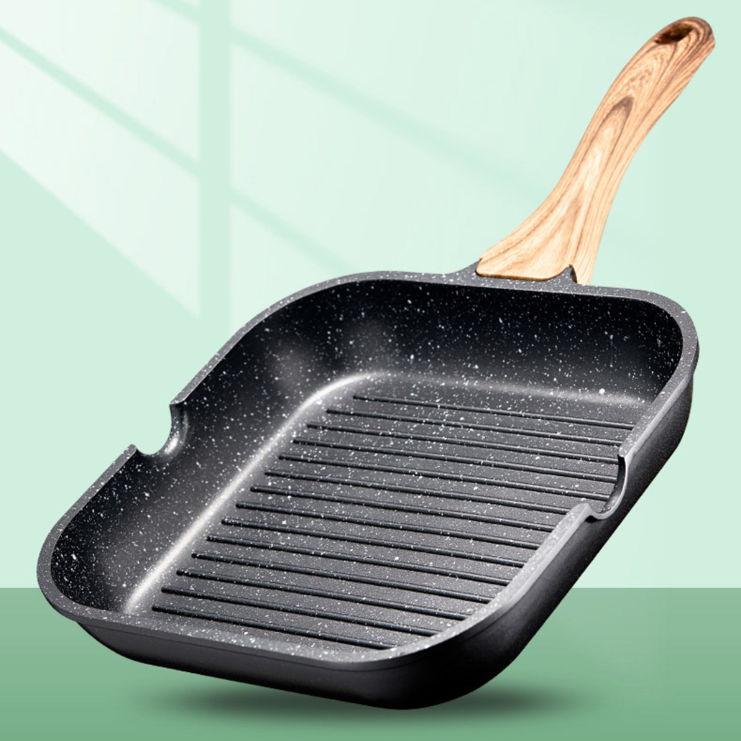 Flat Bottom Non-Stick Grill Pan
