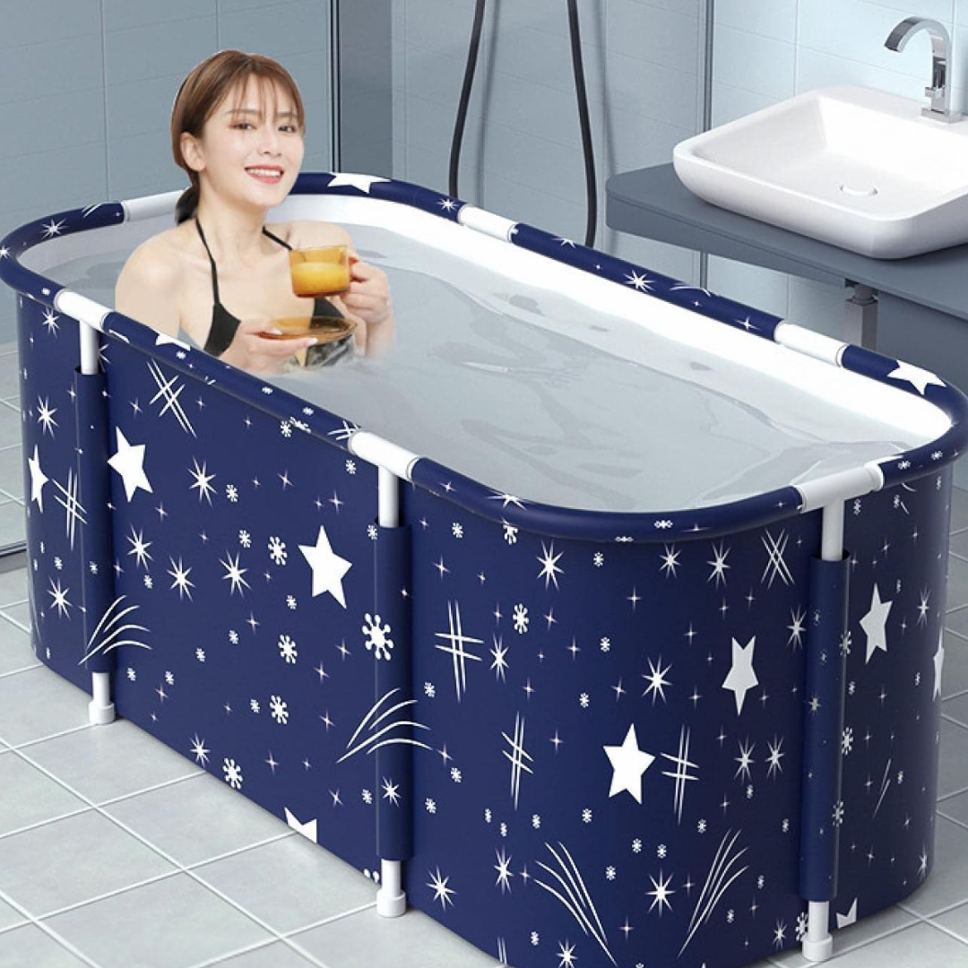 Homero Portable Rectangular Folding Bath Tub For Kids