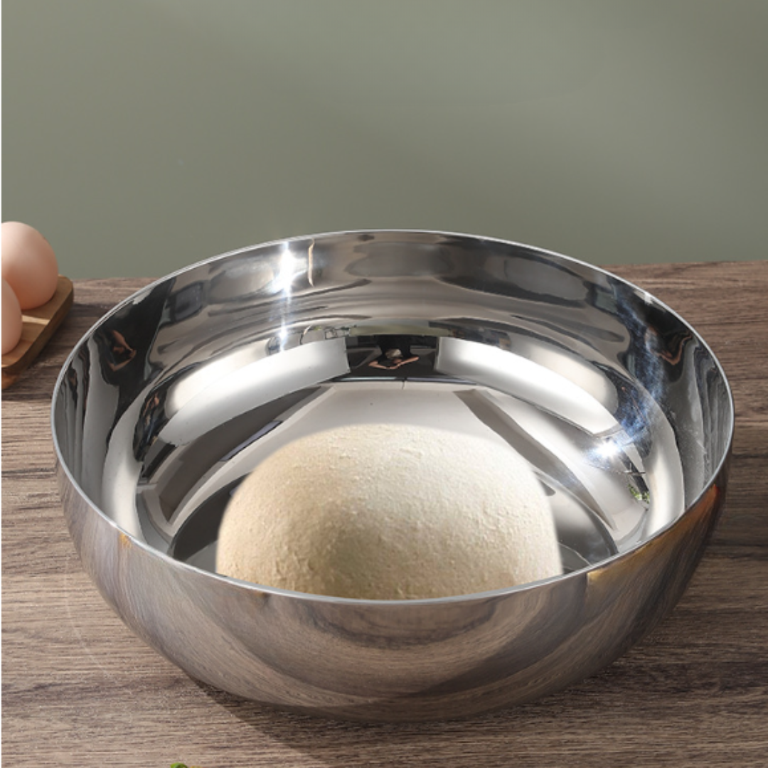 Homero Large-Capacity Stainless Steel Mixing Bowl with Lid
