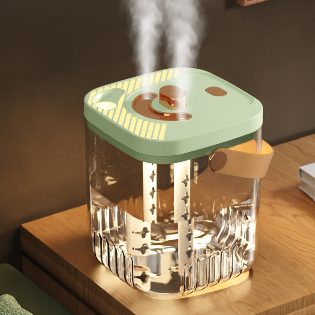 Dual Spray Ultrasonic Humidifier with Night Light