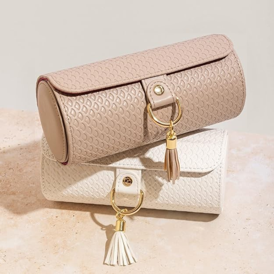 Homero Stylish and Portable 3-Layer Foldable Jewellery Case