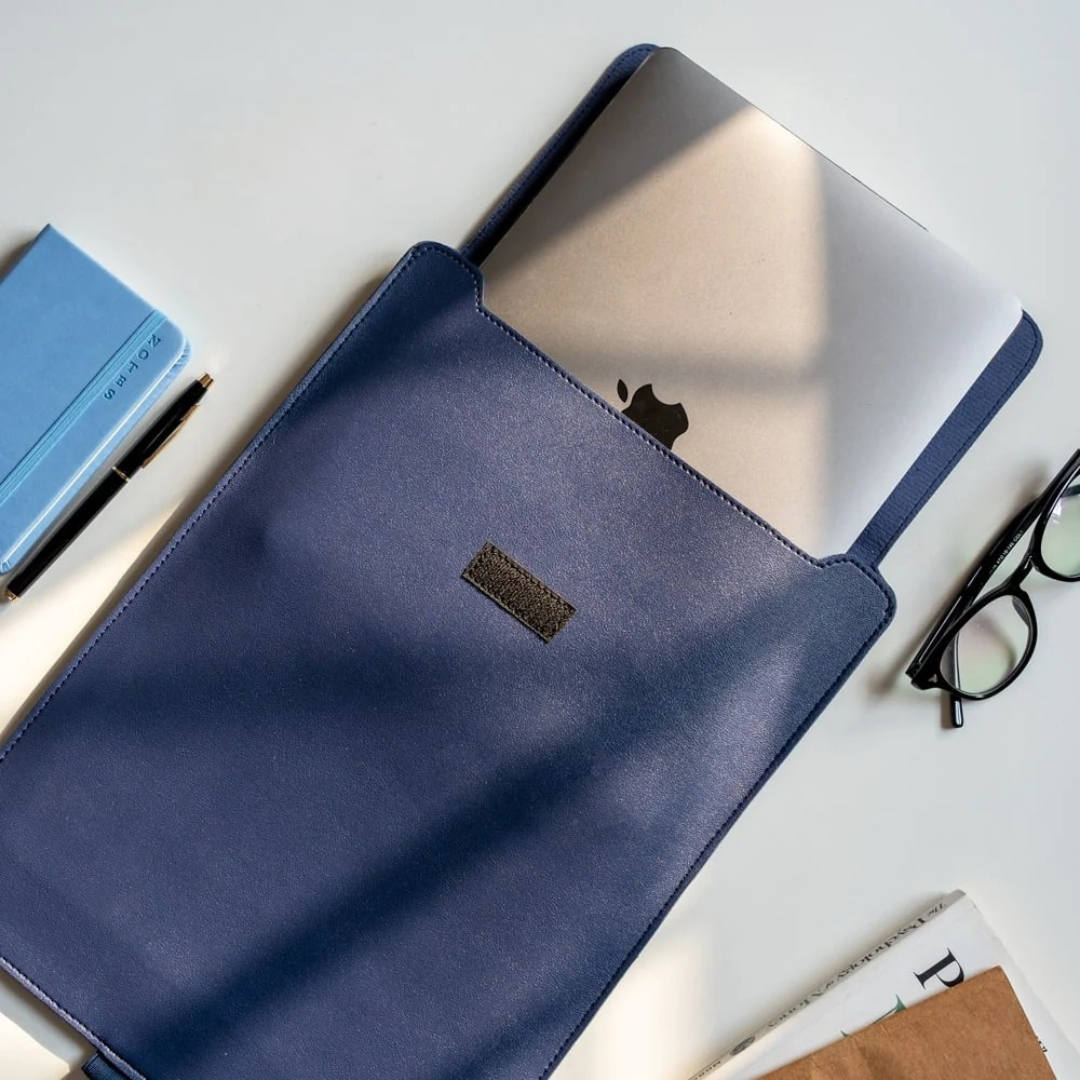 Multipurpose Personalized Laptop Sleeve with Foldable Stand and Mouse Pad