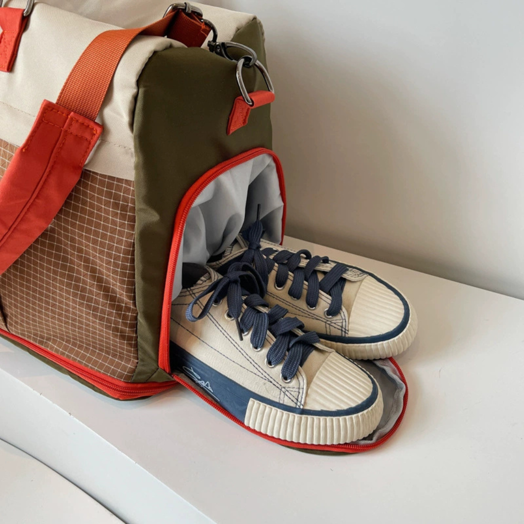 Homero Large Capacity Expandable Travel Duffel Stylish Bag