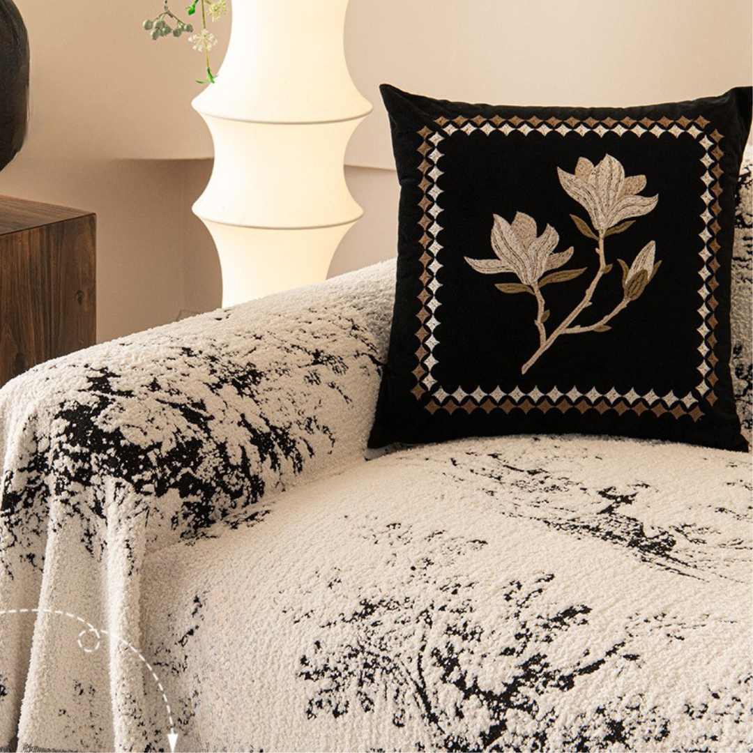 Premium Soft Chenille Comfort Feel Throw Sofa Cover