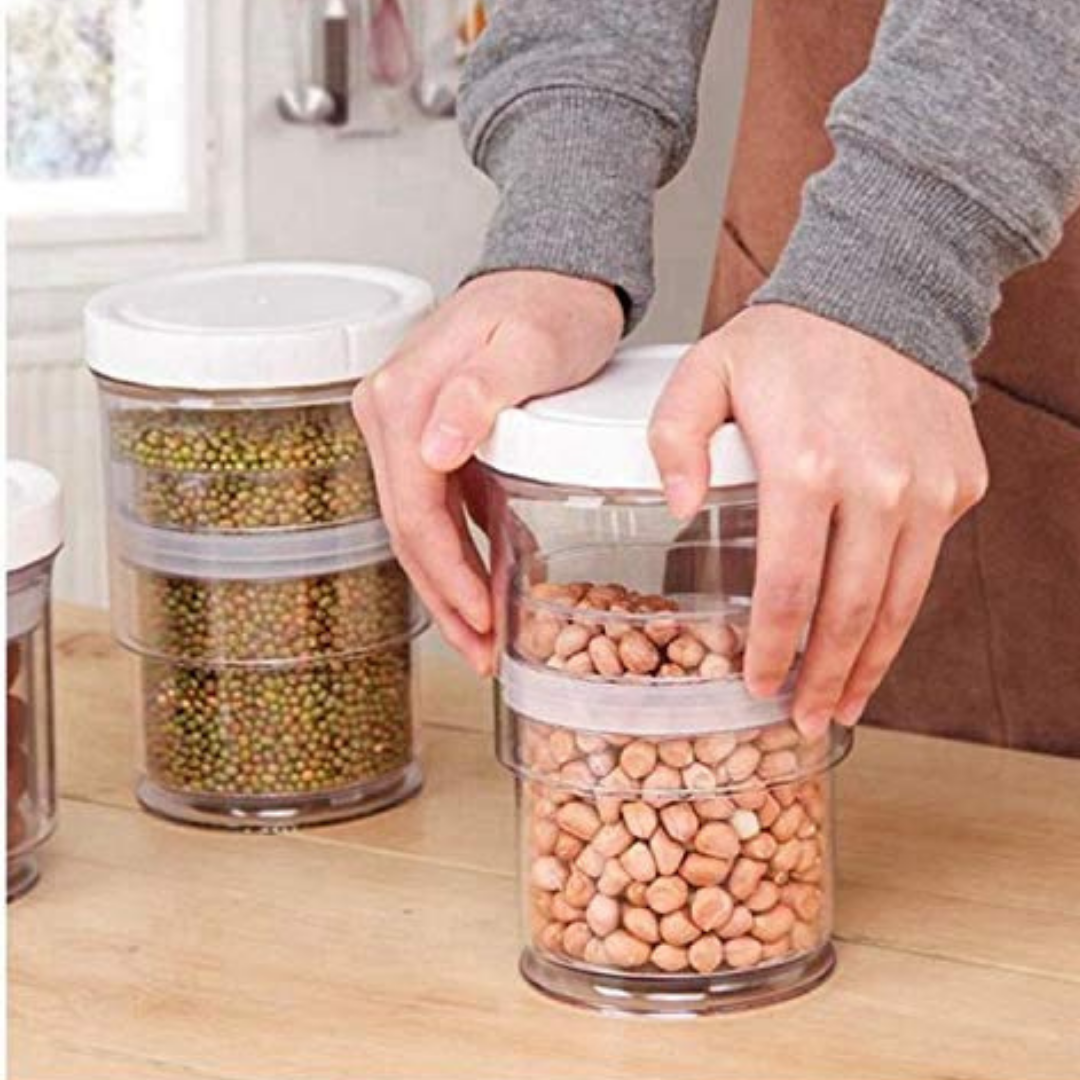 HOMERO Expandable Airtight Vacuum Seal Storage Container - 1400 ml