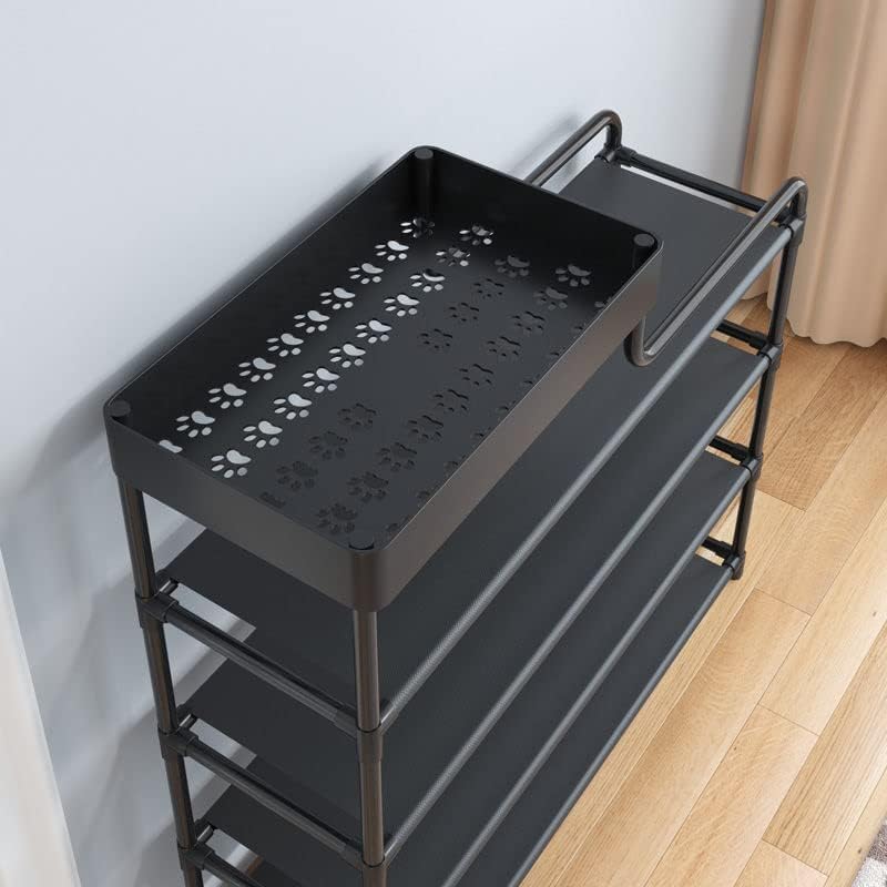 5 Layer Multipurpose Metal Shelving Cabinet Shoe Storage Rack Organizer