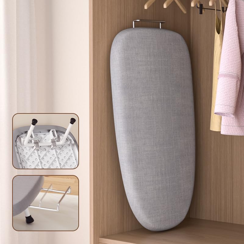 Foldable Tabletop Ironing Board with Sleeve Rest & Legs