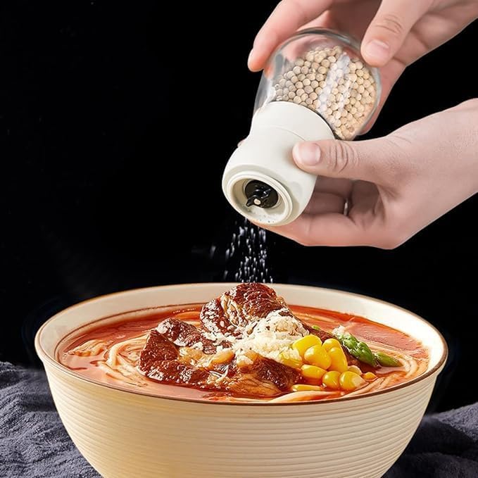 Homero Manual Salt and Pepper Grinder with Adjustable Coarseness